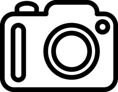 Big Digital Camera Outline Svg Vector, Free Vectors File